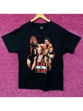 WWE Monday Night Raw Poster Raw is War T-Shirt Large
